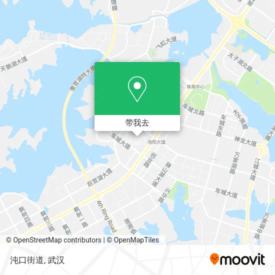 沌口街道地图