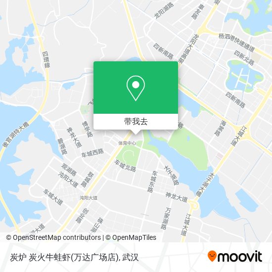 炭炉 炭火牛蛙虾(万达广场店)地图