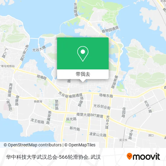 华中科技大学武汉总会-566轮滑协会地图