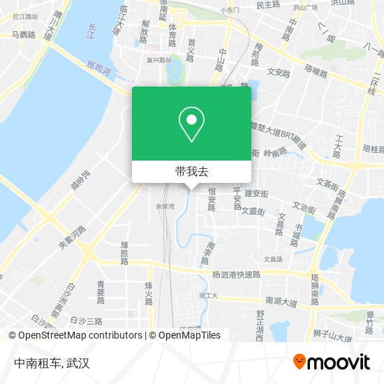 中南租车地图