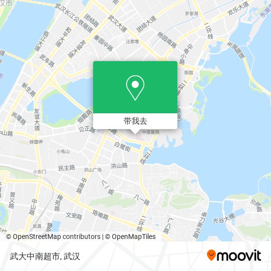 武大中南超市地图
