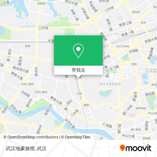 武汉地豪旅馆地图