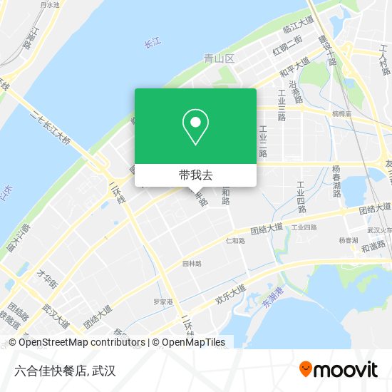 六合佳快餐店地图