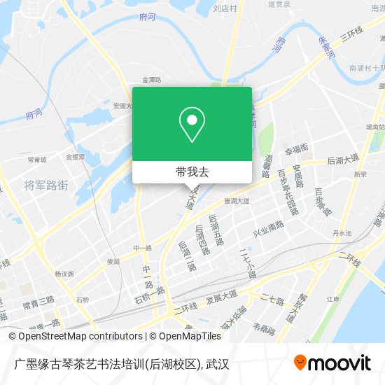 广墨缘古琴茶艺书法培训(后湖校区)地图