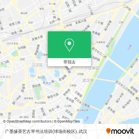 广墨缘茶艺古琴书法培训(球场街校区)地图