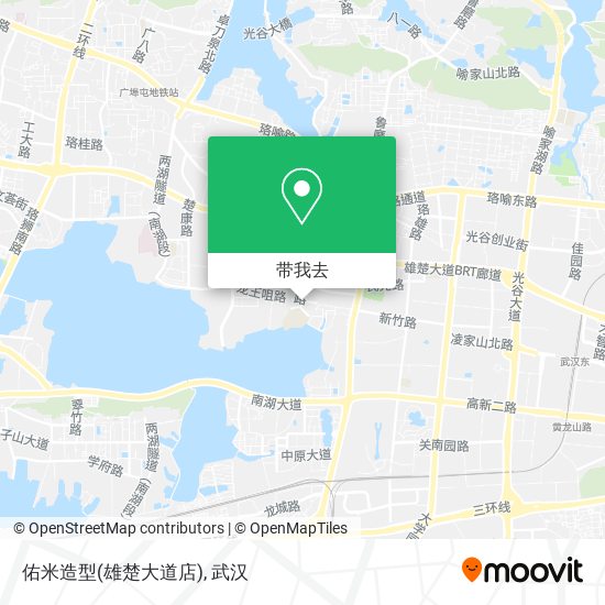 佑米造型(雄楚大道店)地图