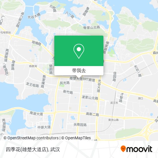 四季花(雄楚大道店)地图