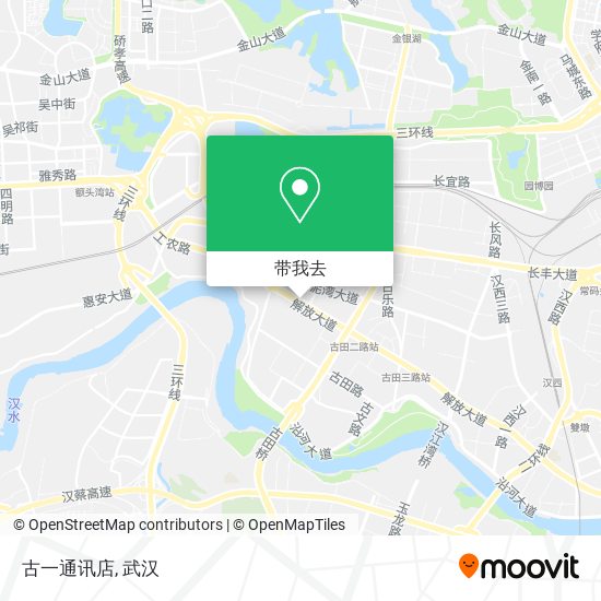 古一通讯店地图