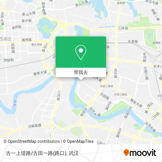 古一上堤路/古田一路(路口)地图