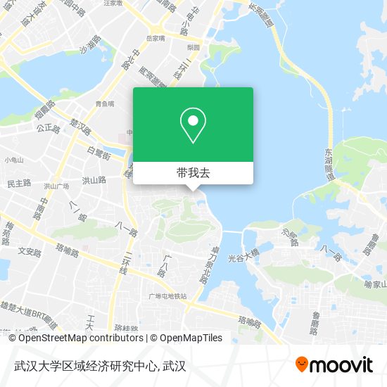 武汉大学区域经济研究中心地图