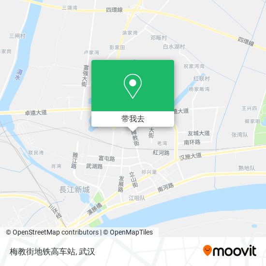 梅教街地铁高车站地图