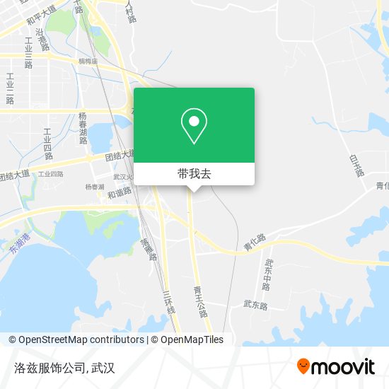 洛兹服饰公司地图