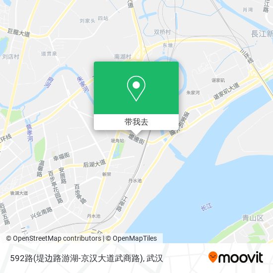 592路(堤边路游湖-京汉大道武商路)地图