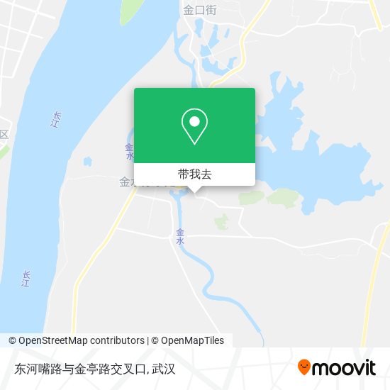 东河嘴路与金亭路交叉口地图