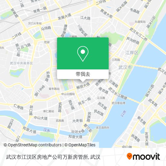 武汉市江汉区房地产公司万新房管所地图
