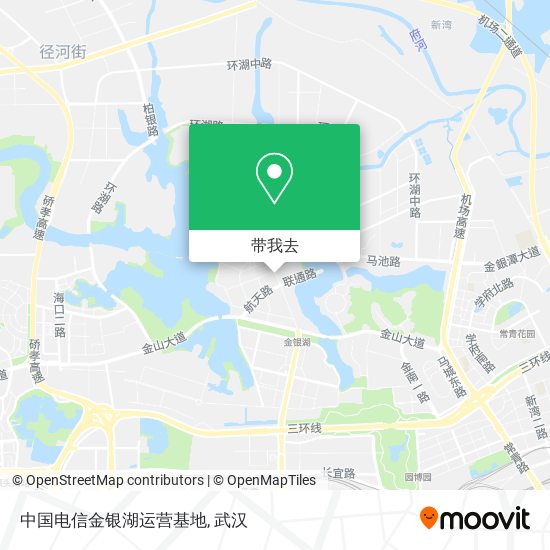 中国电信金银湖运营基地地图