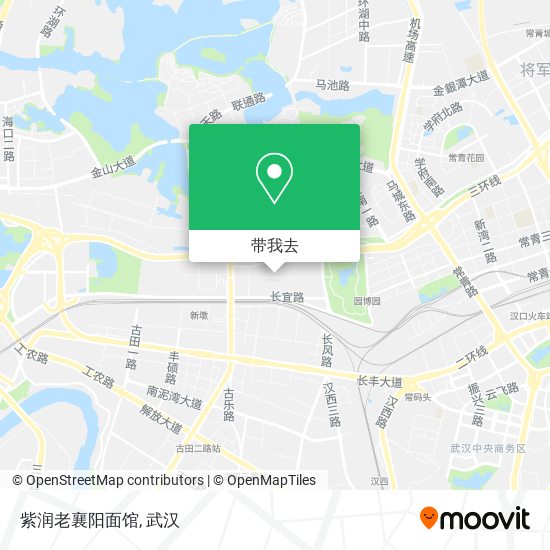 紫润老襄阳面馆地图