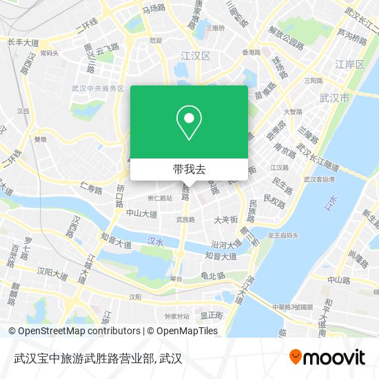 武汉宝中旅游武胜路营业部地图