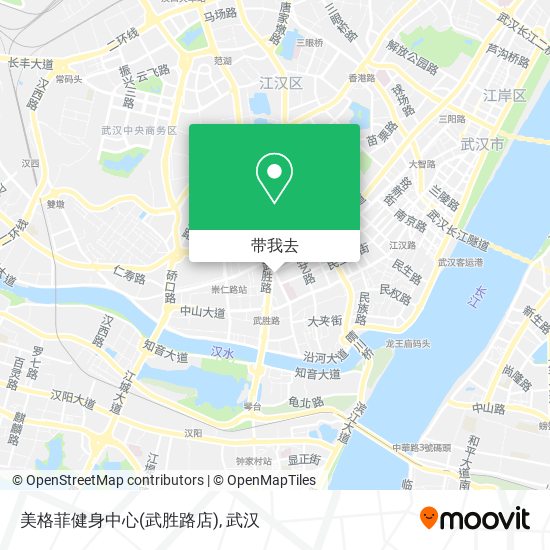 美格菲健身中心(武胜路店)地图