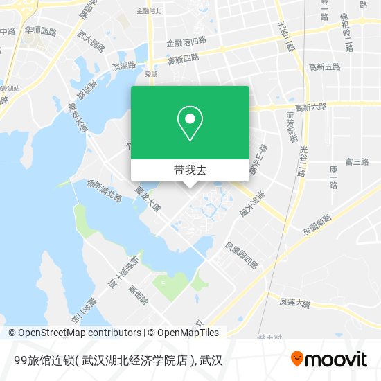 99旅馆连锁( 武汉湖北经济学院店 )地图