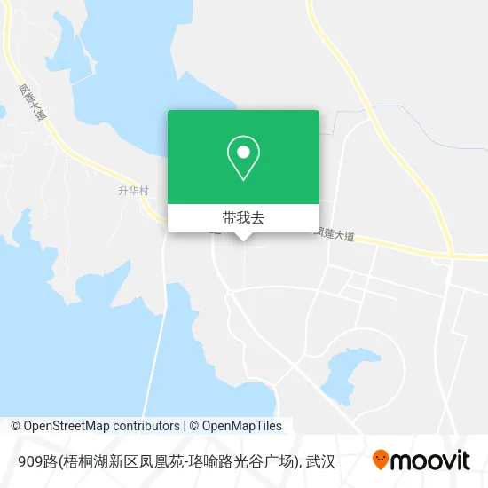 909路(梧桐湖新区凤凰苑-珞喻路光谷广场)地图