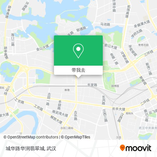 城华路华润翡翠城地图