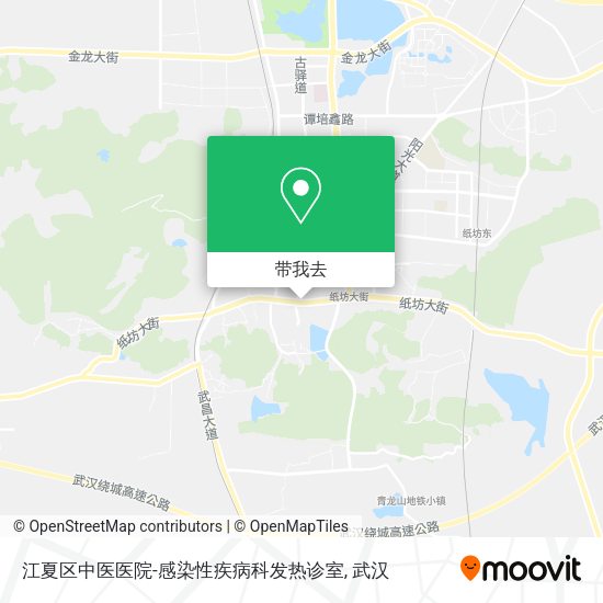 江夏区中医医院-感染性疾病科发热诊室地图