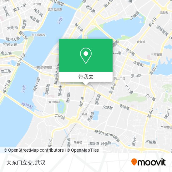大东门立交地图