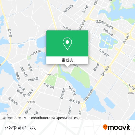 亿家欢窗帘地图