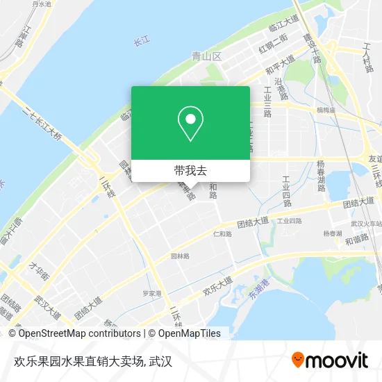 欢乐果园水果直销大卖场地图