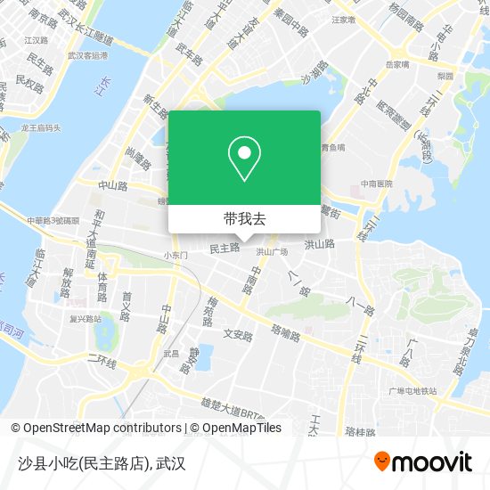 沙县小吃(民主路店)地图
