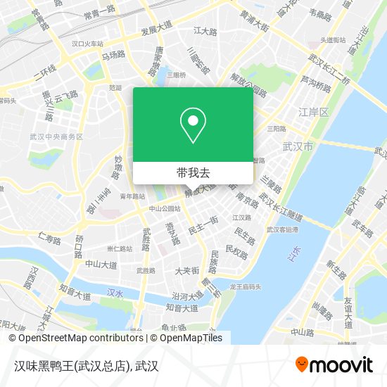 汉味黑鸭王(武汉总店)地图