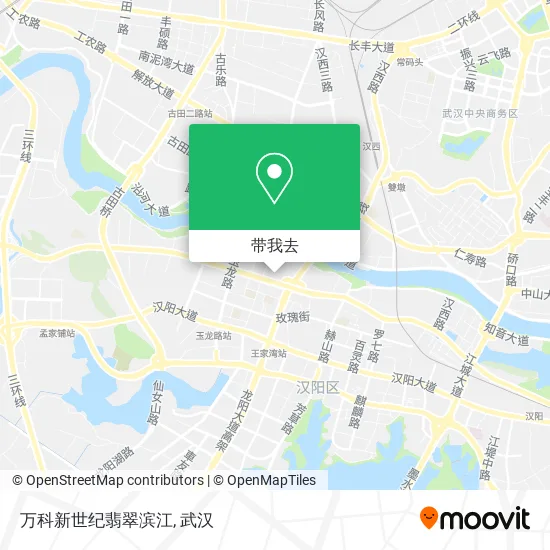 万科新世纪翡翠滨江地图