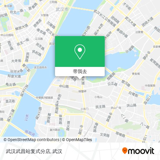 武汉武昌站复式分店地图