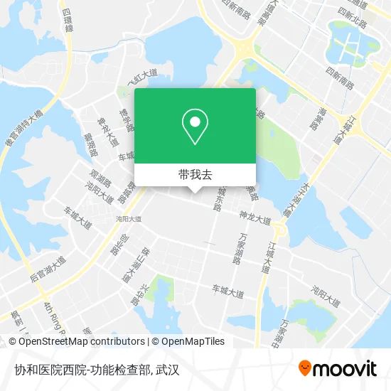 协和医院西院-功能检查部地图