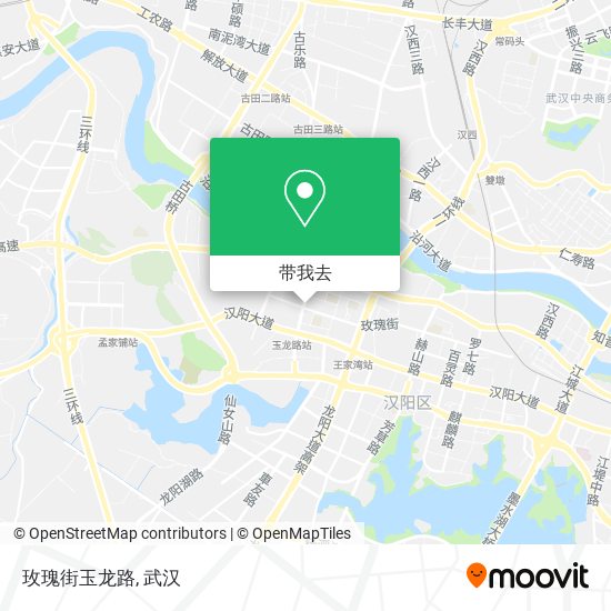 玫瑰街玉龙路地图