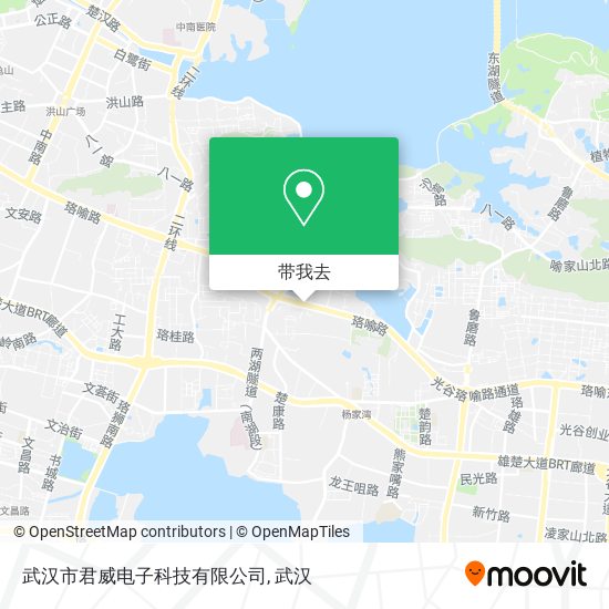 武汉市君威电子科技有限公司地图