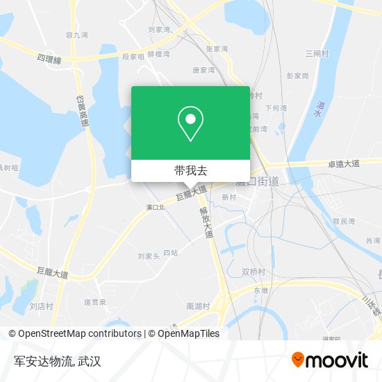 军安达物流地图