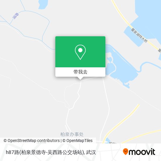 h87路(柏泉景德寺-吴西路公交场站)地图