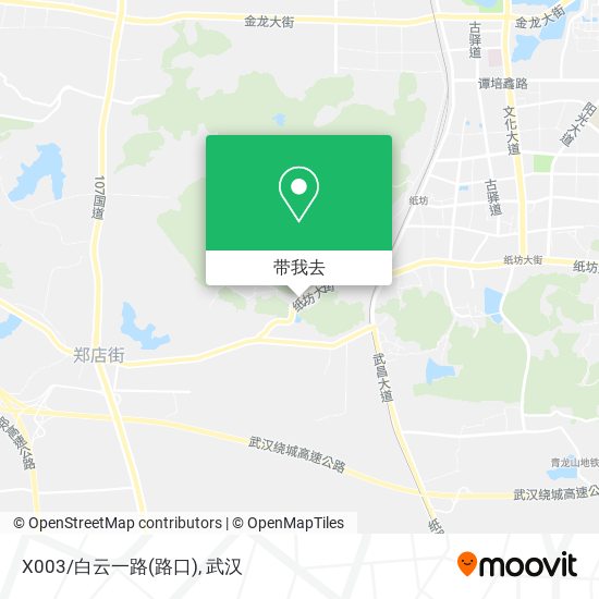 X003/白云一路(路口)地图