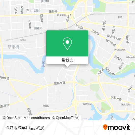 卡威迅汽车用品地图