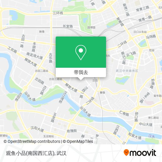 观鱼小品(南国西汇店)地图