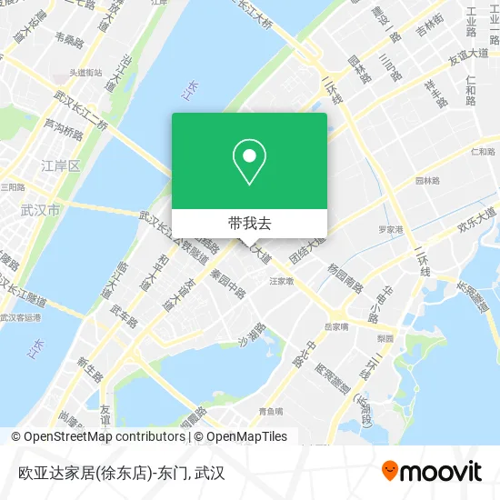 欧亚达家居(徐东店)-东门地图