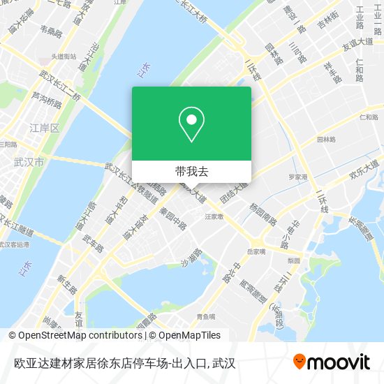 欧亚达建材家居徐东店停车场-出入口地图
