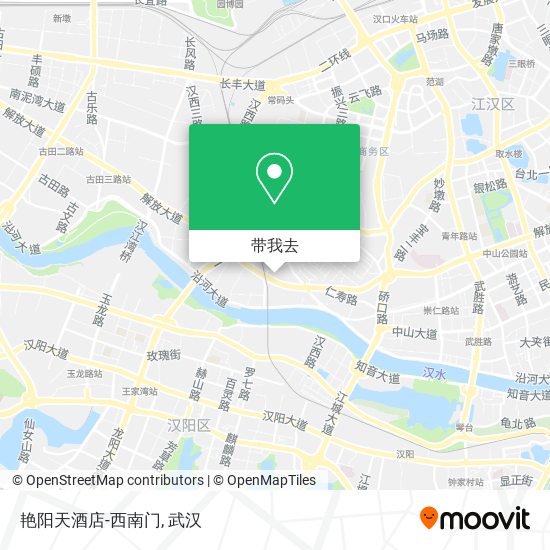 艳阳天酒店-西南门地图