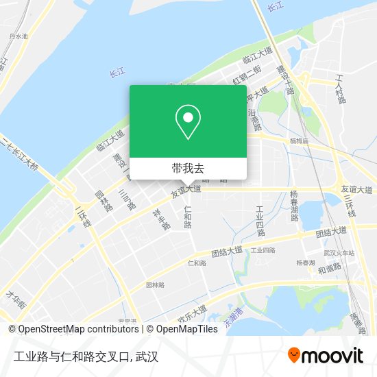 工业路与仁和路交叉口地图