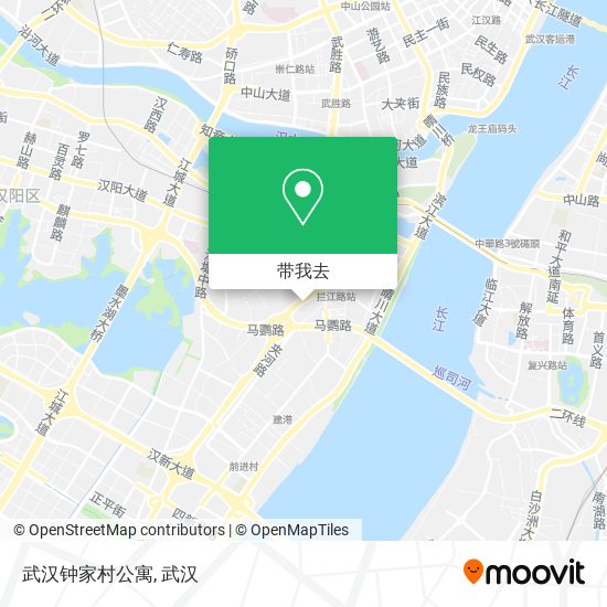 武汉钟家村公寓地图
