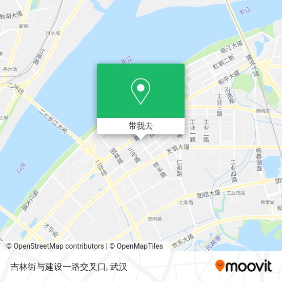 吉林街与建设一路交叉口地图