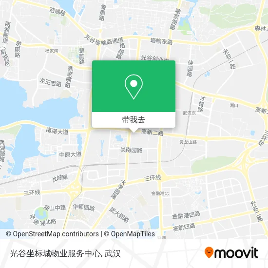 光谷坐标城物业服务中心地图
