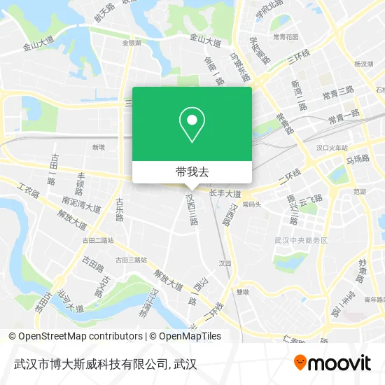 武汉市博大斯威科技有限公司地图
